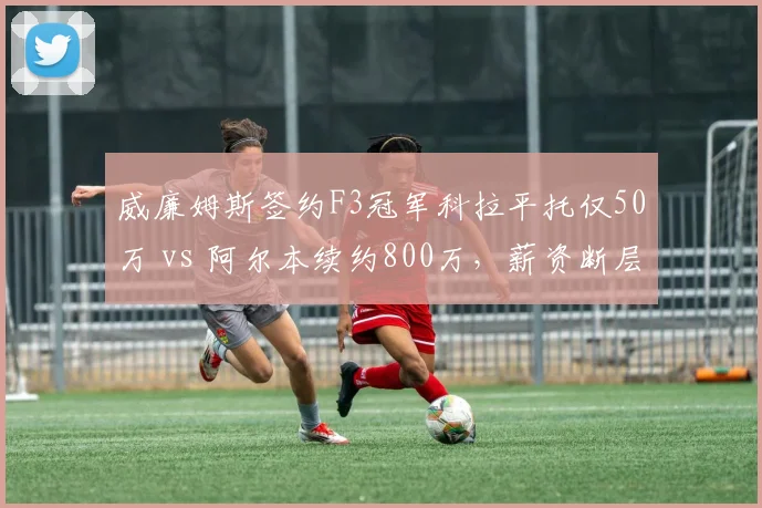 威廉姆斯签约F3冠军科拉平托仅50万 vs 阿尔本续约800万,薪资断层明显